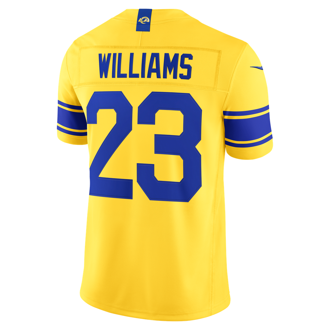 Los Angeles Rams Kyren Williams Royal Team Vapor F.U.S.E. Stitched Limited Jersey product image 40, provided for visual