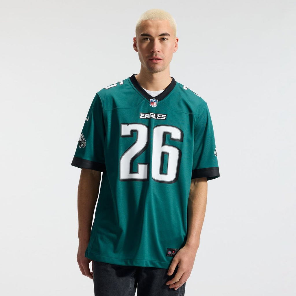 Philadelphia Eagles Saquon Barkley White Game Jersey product image 28, provided for visual reference and product detail