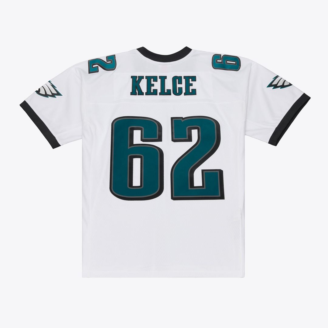 Philadelphia Eagles Jason Kelce White Big & Tall 2011 Legacy Replica Player Jersey product image 3, provided for visual