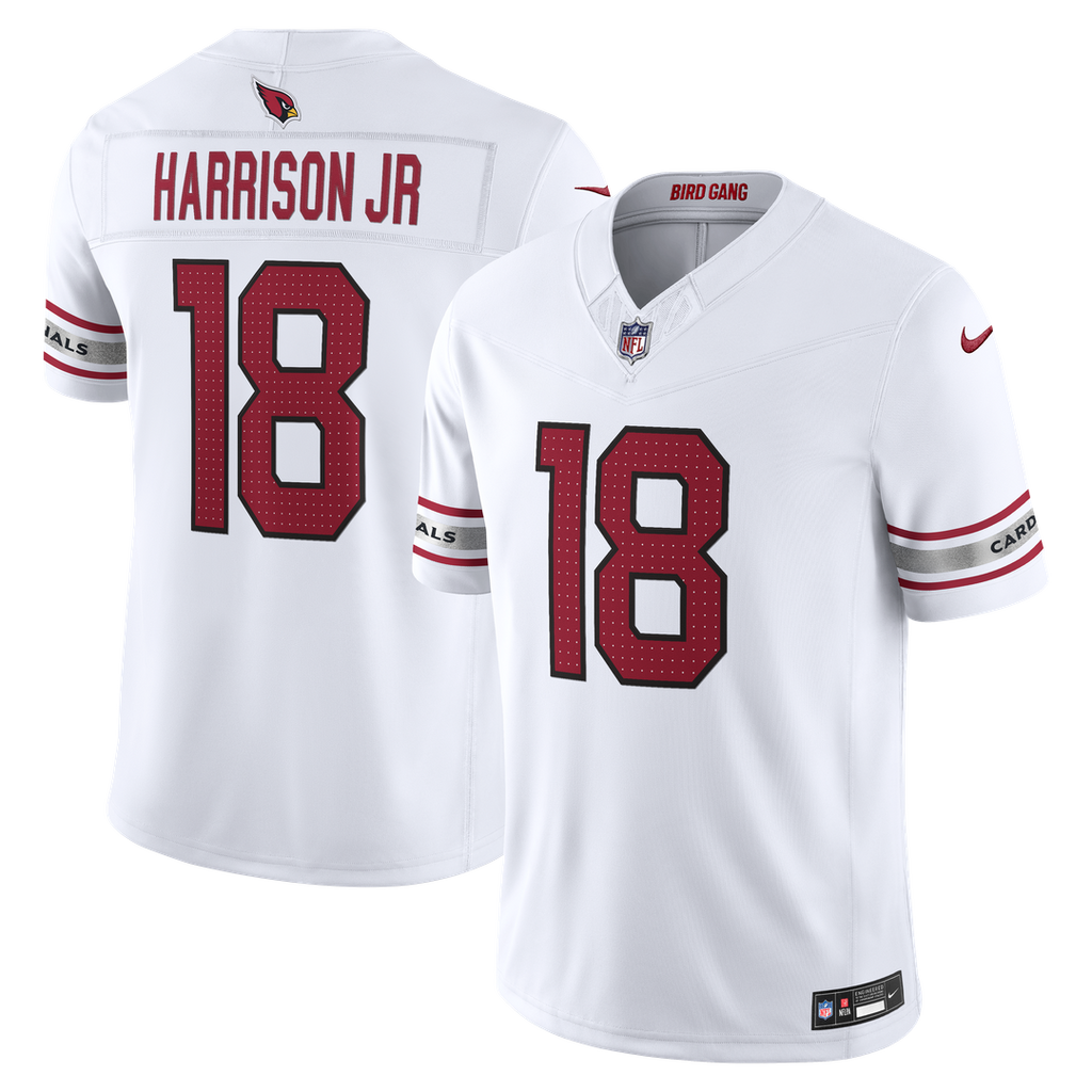 Arizona Cardinals Marvin Harrison Jr. White Vapor F.U.S.E. Stitched Limited Jersey product image 1, provided for visual