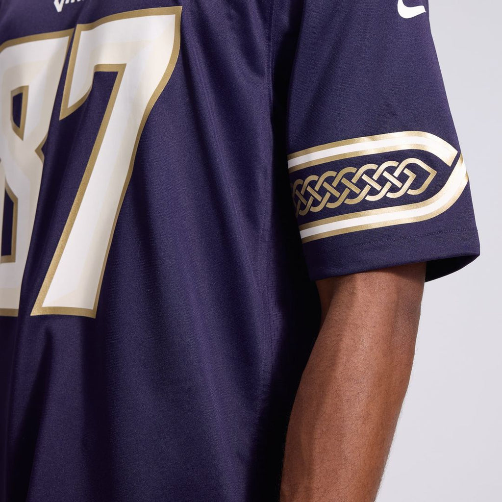 Minnesota Vikings T.J. Hockenson Purple 2026 Rivalries Collection Game Jersey product image 18, provided for visual