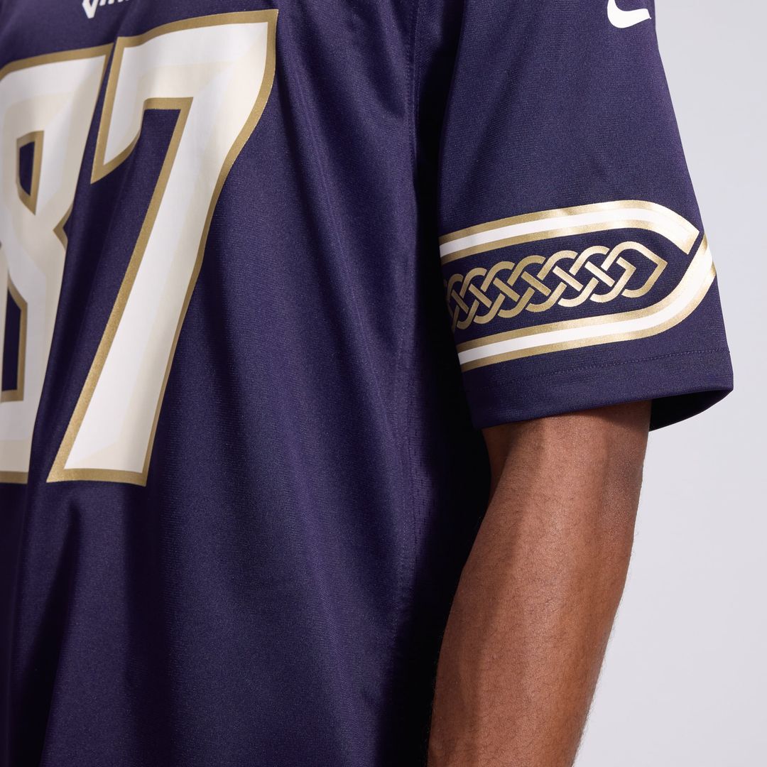 Minnesota Vikings T.J. Hockenson Purple 2026 Rivalries Collection Game Jersey product image 18, provided for visual