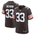 Cleveland Browns Ronnie Hickman Brown Team Game Jersey product image 1, provided for visual reference and product detail