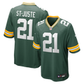 Green Bay Packers Benjamin St-Juste Green Team Game Jersey product image 1, provided for visual reference and product detail