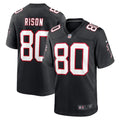 Atlanta Falcons Andre Rison Black Retired Player Jersey product image 1, provided for visual reference and product detail