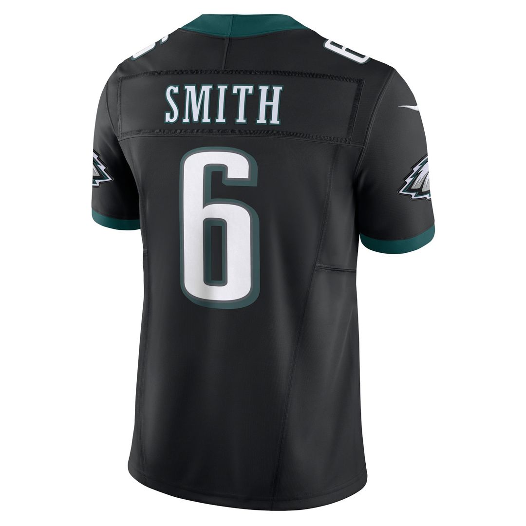 Philadelphia Eagles DeVonta Smith Black Alternate Vapor F.U.S.E. Limited Jersey product image 3, provided for visual