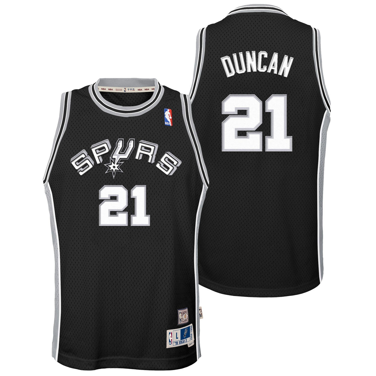 San Antonio Spurs Tim Duncan 1998-99 Hardwood Classics Road product image 1