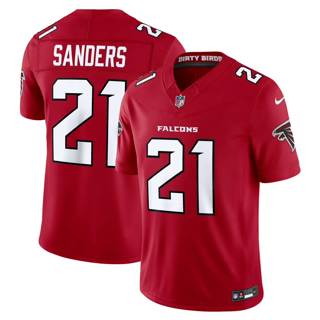 Atlanta Falcons Deion Sanders Black Alternate Throwback Vapor F.U.S.E. Stitched Retired Limited Jersey product image 7,