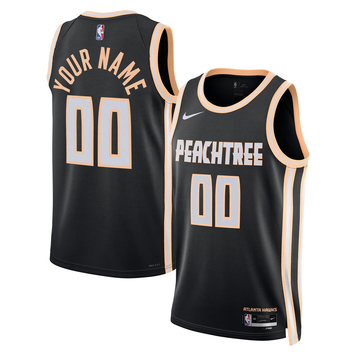 Atlanta Hawks 2025/26 City Edition Swingman Basketball Jersey - Custom - Unisex product image 1, provided for visual