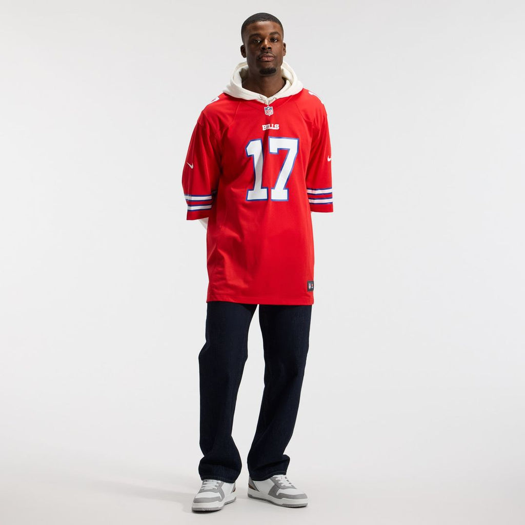 Buffalo Bills Josh Allen Red Alternate Game Player Jersey product image 4, provided for visual reference and product detail