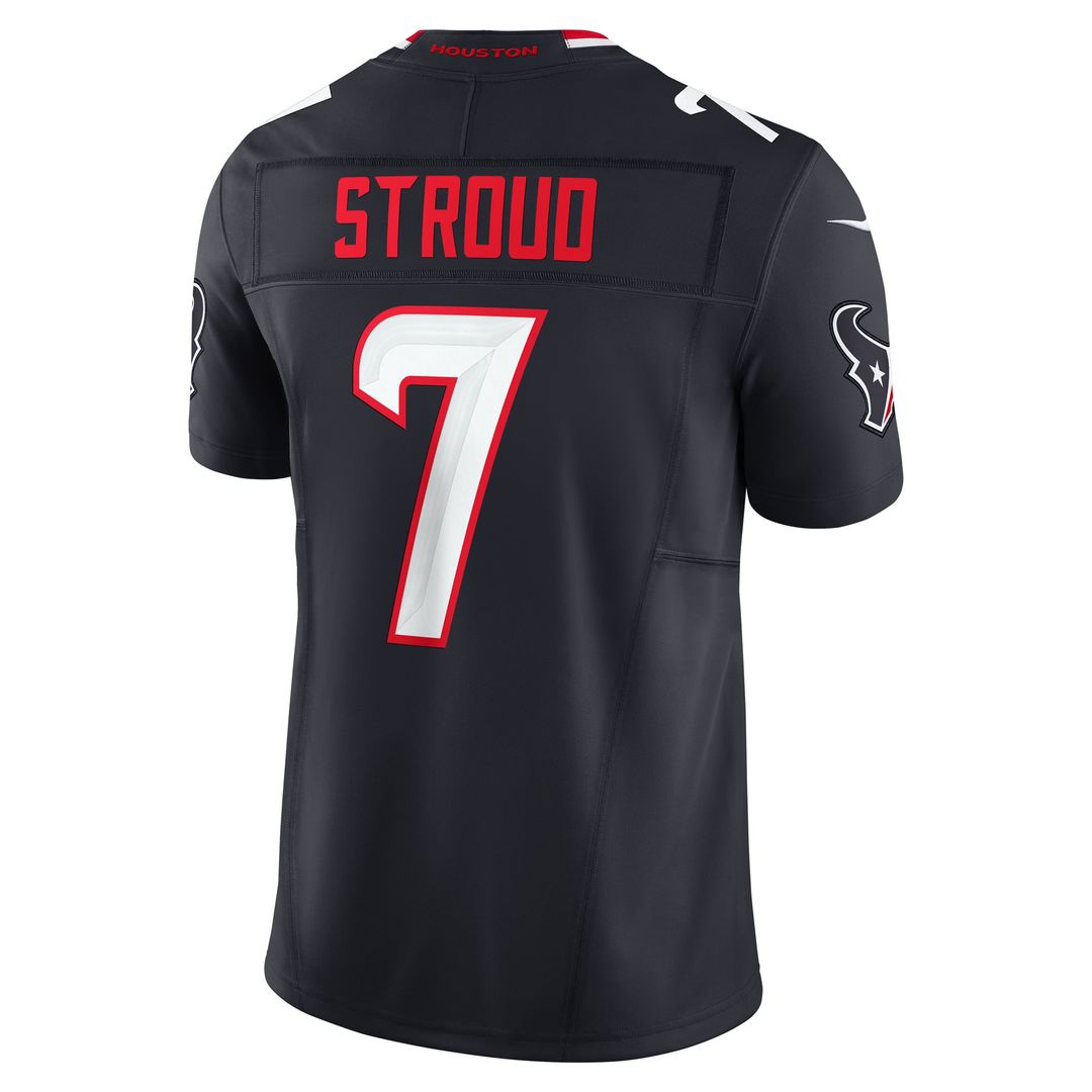 Houston Texans C.J. Stroud Navy Vapor F.U.S.E. Limited Jersey product image 3, provided for visual reference and product