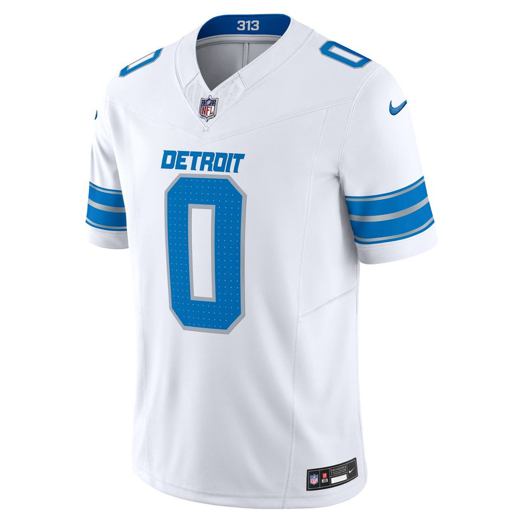 Detroit Lions Jahmyr Gibbs White Vapor F.U.S.E. Limited Jersey product image 2, provided for visual reference and product