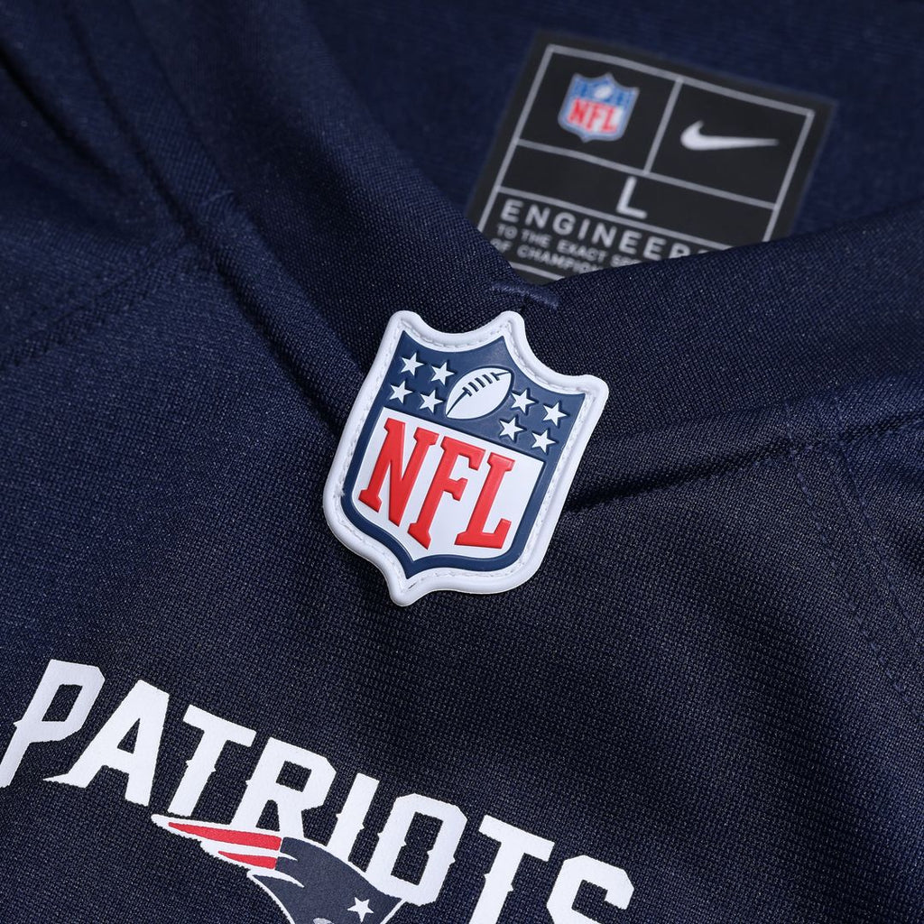 New England Patriots Number 1 Dad Navy Game Jersey product image 4, provided for visual reference and product detail review