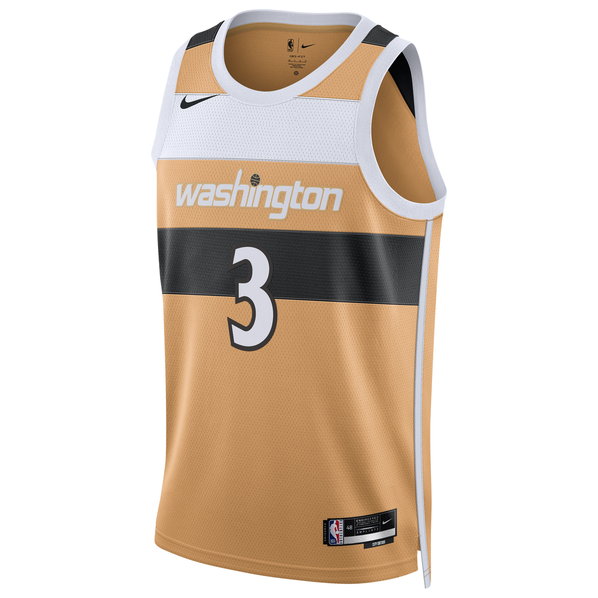 Trae Young Washington Wizards 2025/26 City Edition Swingman Jersey - Tan - Unisex product image 3, provided for visual
