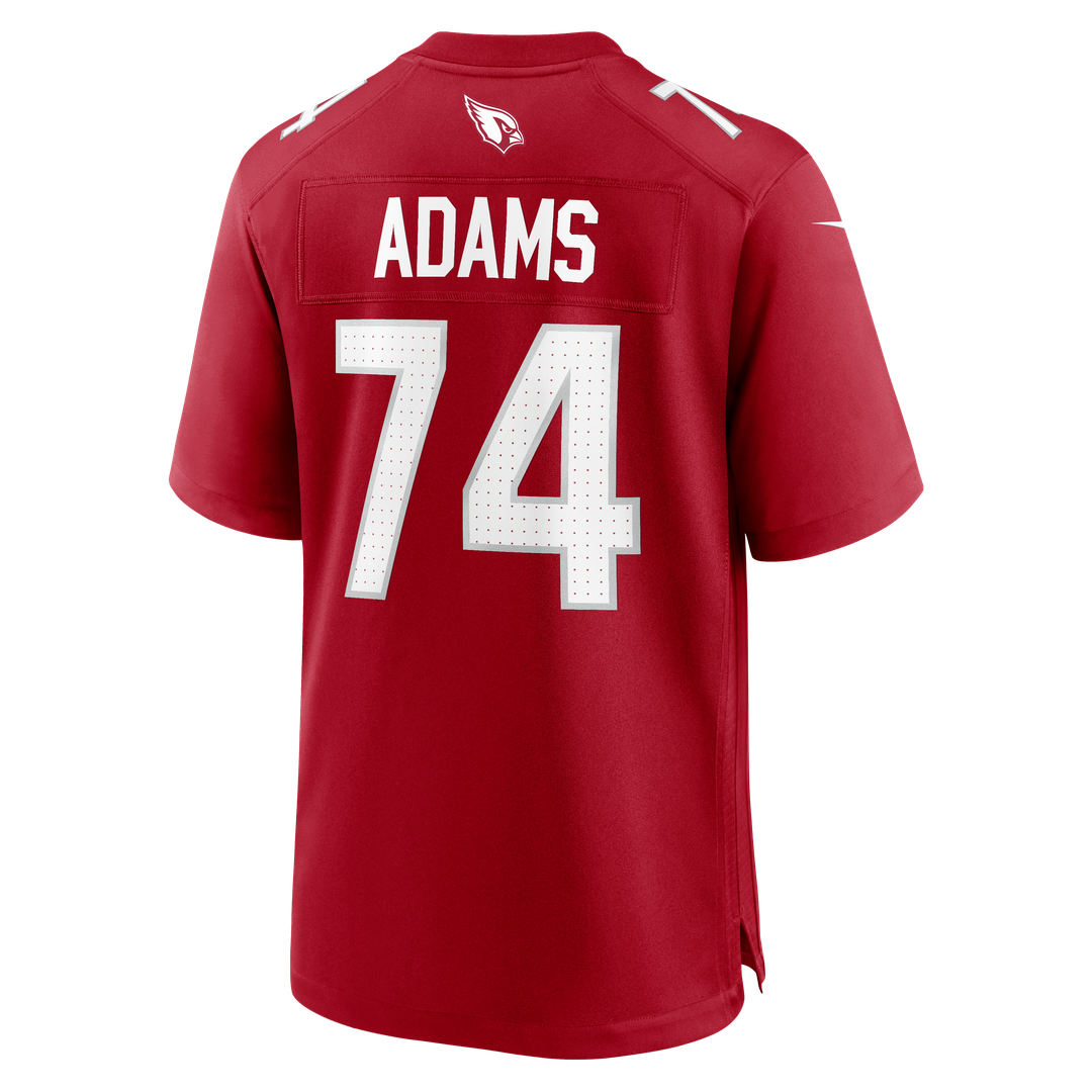 Arizona Cardinals Isaiah Adams Cardinal Team Game Jersey product image 3, provided for visual reference and product detail