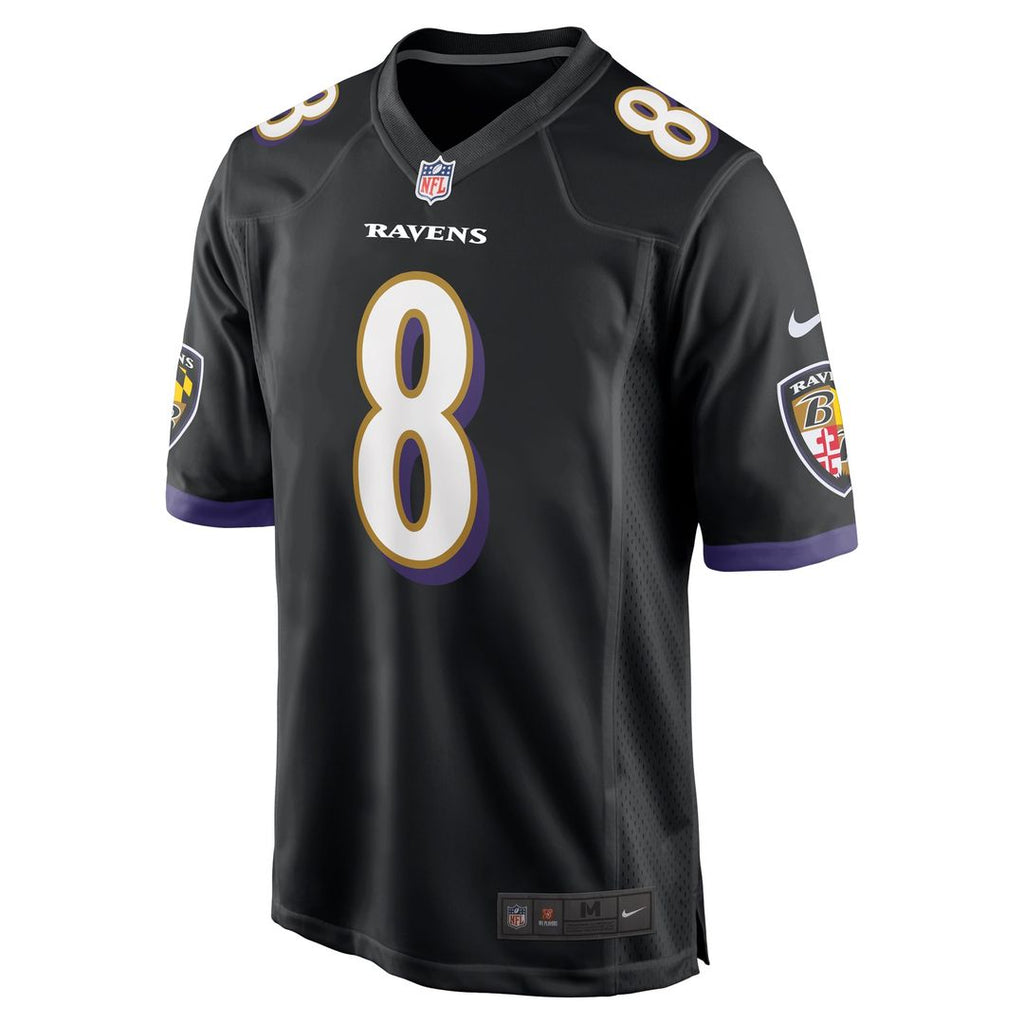 Baltimore Ravens Lamar Jackson White Game Jersey product image 14, provided for visual reference and product detail review