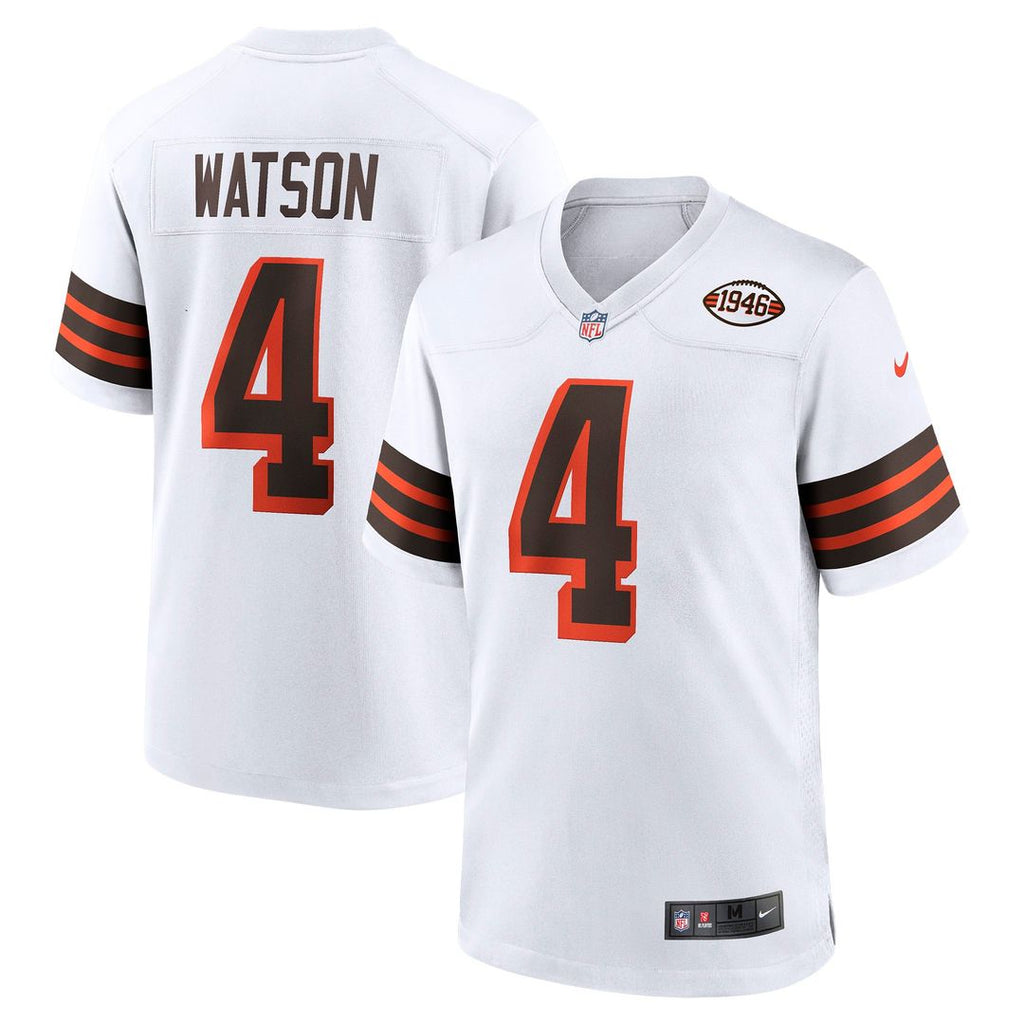 Cleveland Browns Deshaun Watson Brown Alternate Game Jersey product image 13, provided for visual reference and product