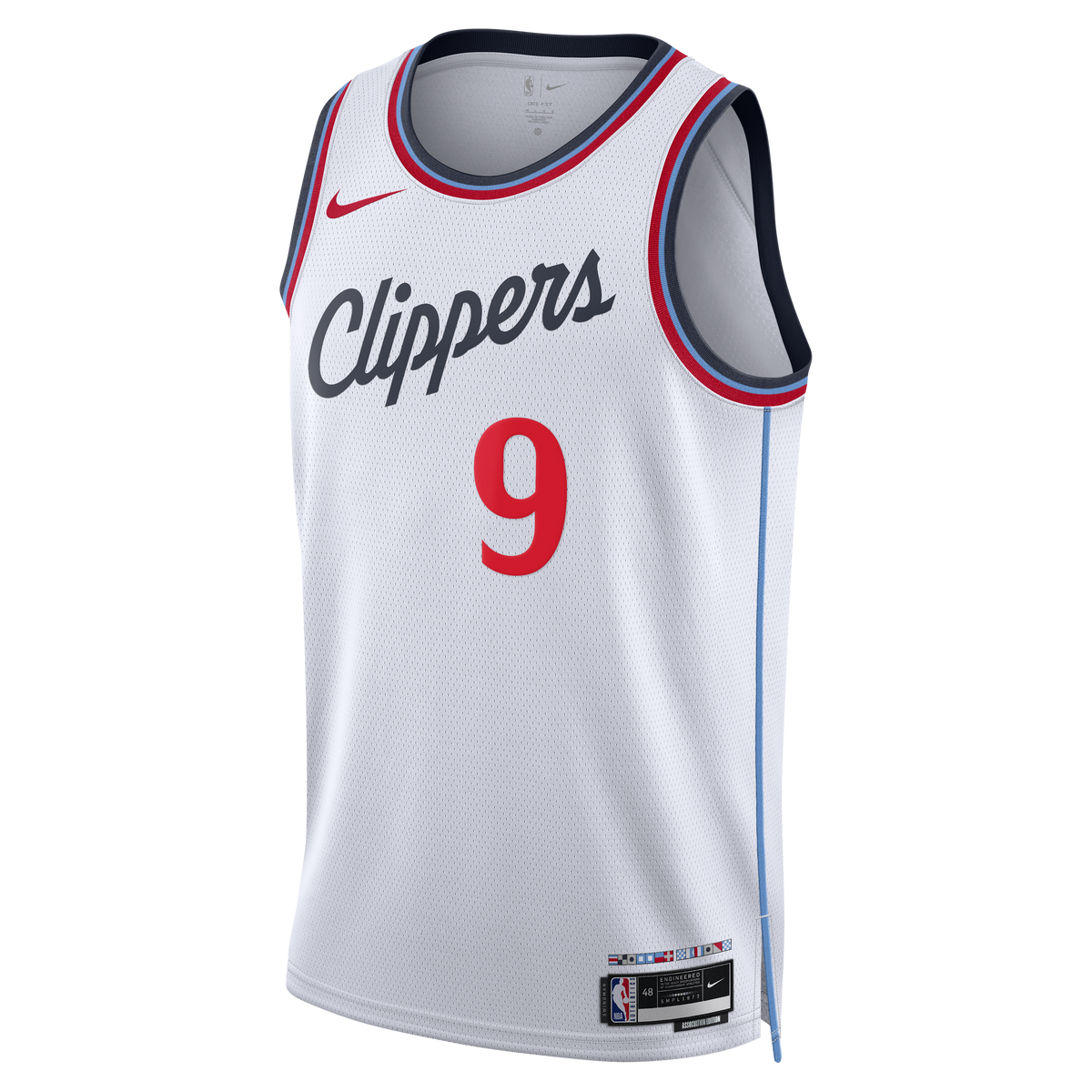 Bennedict Mathurin Los Angeles Clippers Association Edition Replica Swingman Jersey - White - Unisex product image 3,