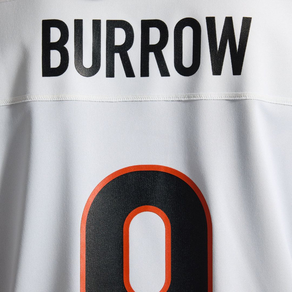 Cincinnati Bengals Joe Burrow Orange Alternate Game Jersey product image 38, provided for visual reference and product