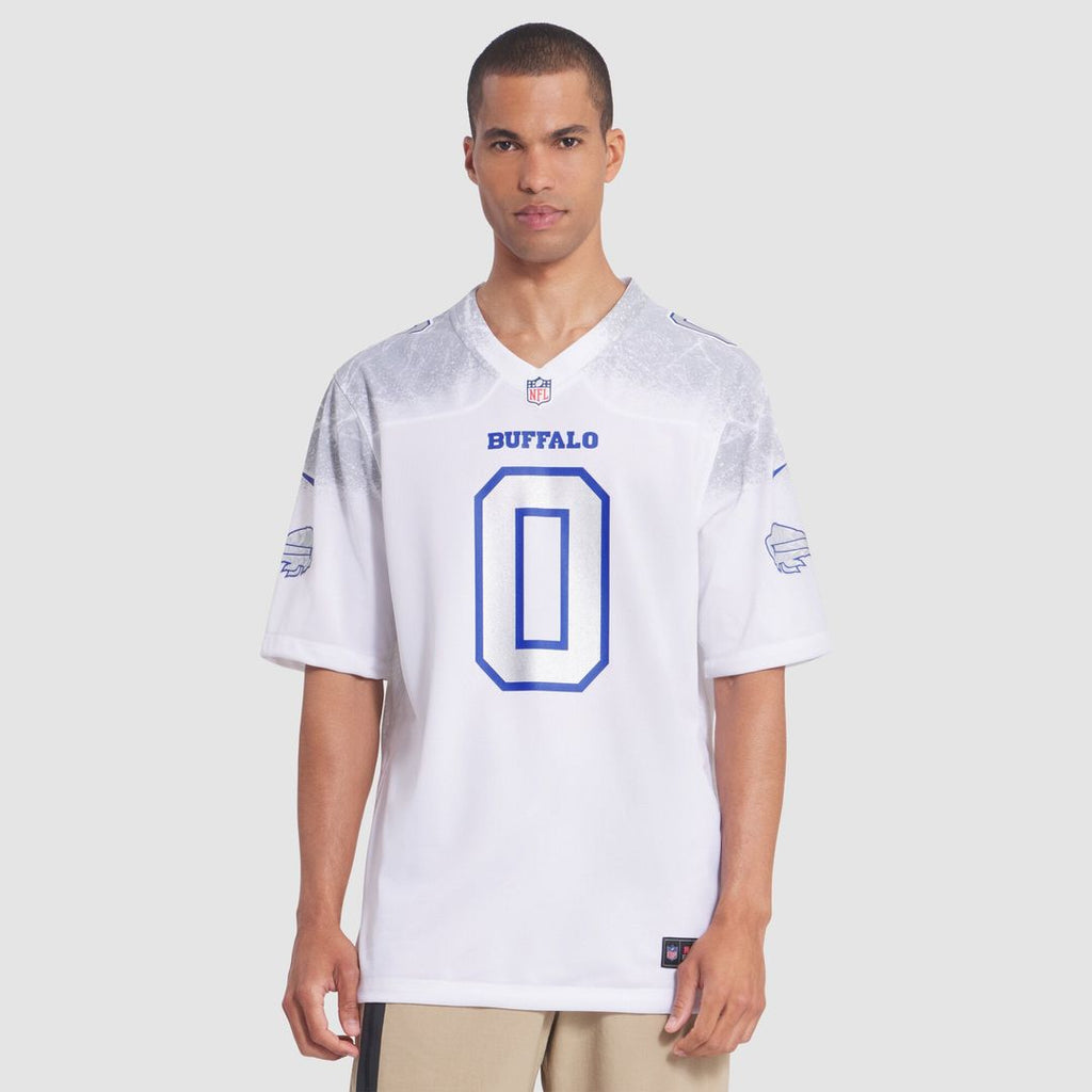 Buffalo Bills Keon Coleman White Rivalries Collection Game Jersey product image 4, provided for visual reference and product