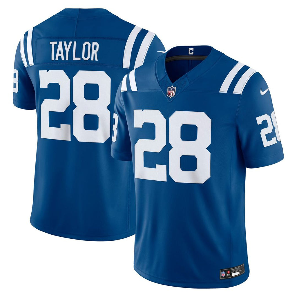 Indianapolis Colts Jonathan Taylor White Vapor F.U.S.E. Stitched Limited Jersey product image 7, provided for visual