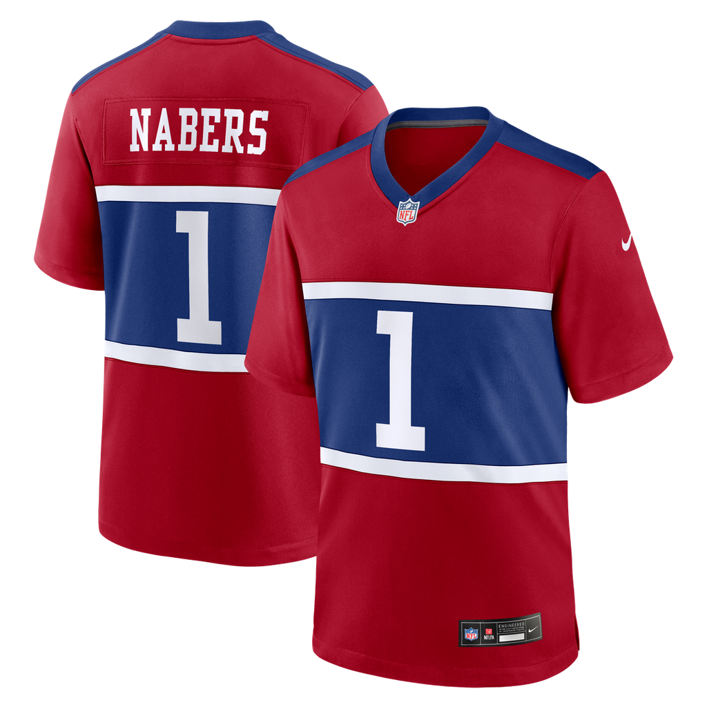 New York Giants Malik Nabers Royal Player Game Jersey product image 17, provided for visual reference and product detail