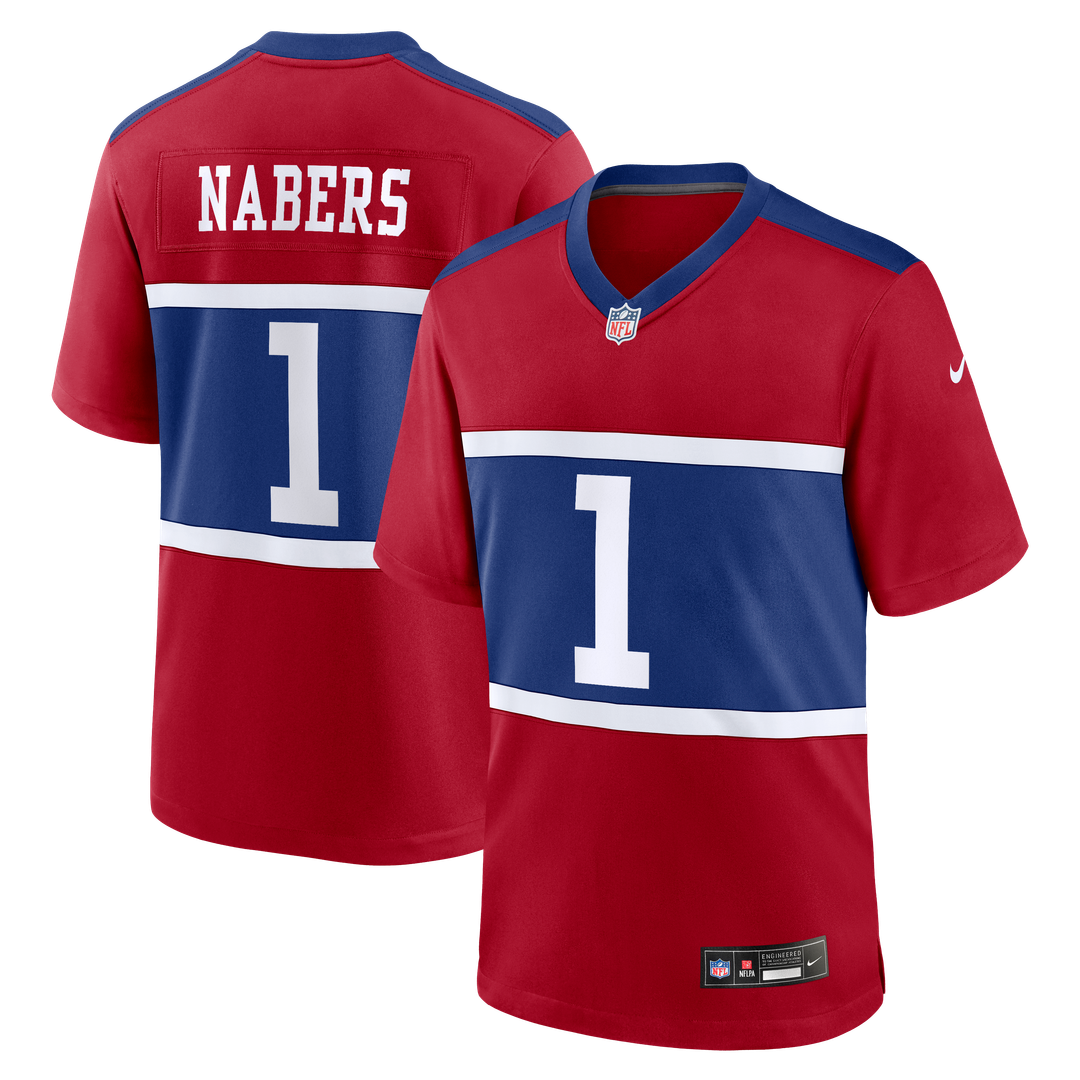 New York Giants Malik Nabers Royal Player Game Jersey product image 17, provided for visual reference and product detail
