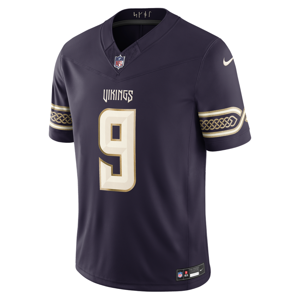 Minnesota Vikings J.J. McCarthy Purple 2026 Rivalries Collection Stitched Limited Jersey product image 6, provided for