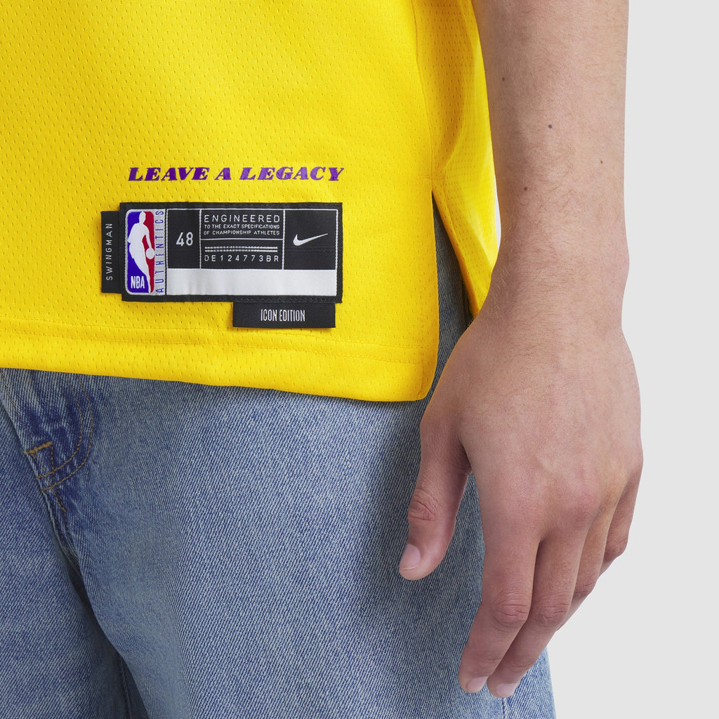 Los Angeles Lakers Icon Swingman Jersey - Lebron James - Unisex product image 11, provided for visual reference and product