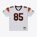 Cincinnati Bengals Chad Johnson White 2001 Legacy Replica Player Jersey product image 1, provided for visual reference and