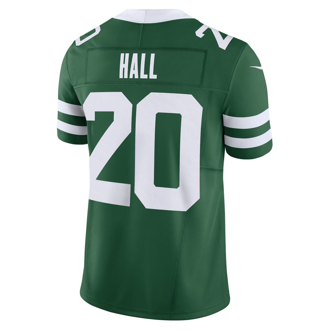 New York Jets Breece Hall Legacy Green Vapor F.U.S.E. Limited Jersey product image 3, provided for visual reference and