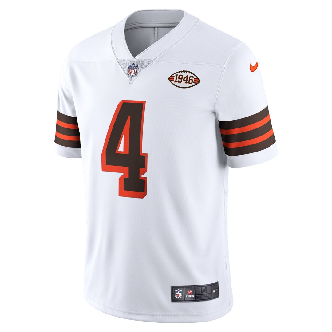 Cleveland Browns Deshaun Watson Brown Vapor Limited Jersey product image 8, provided for visual reference and product detail