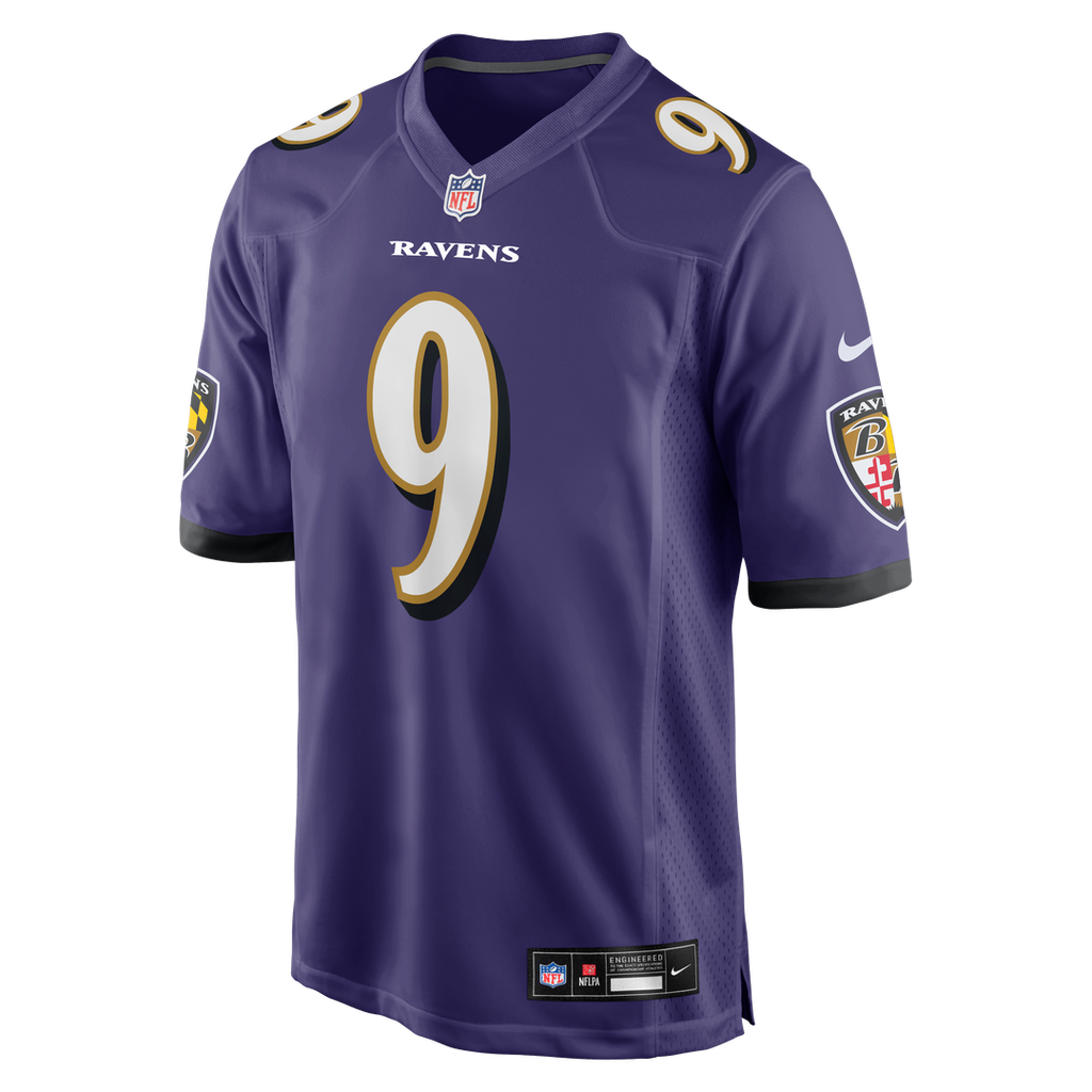 Baltimore Ravens Steve McNair Purple Game Retired Player Jersey product image 2, provided for visual reference and product