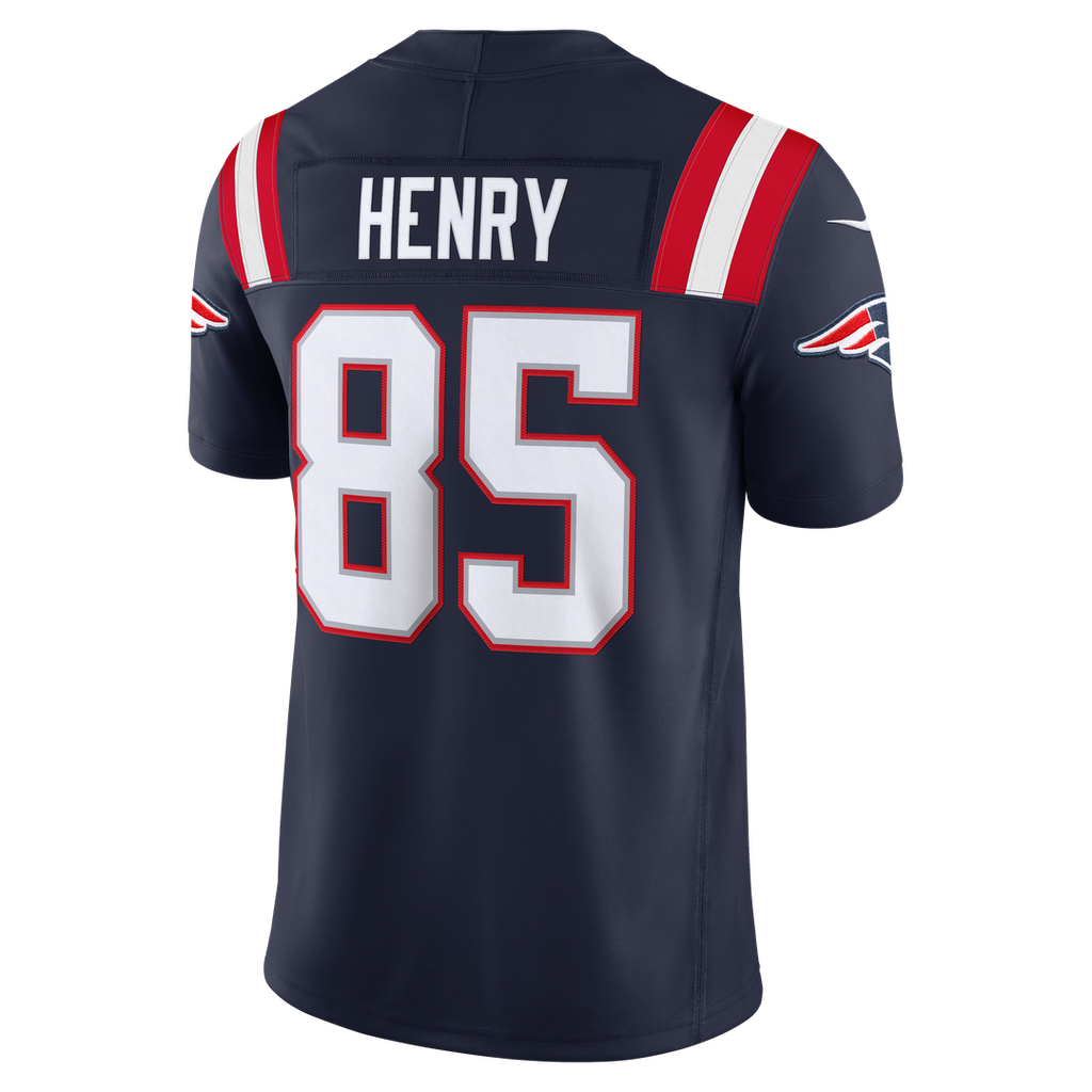 New England Patriots Hunter Henry Navy Team Vapor F.U.S.E. Stitched Limited Jersey product image 3, provided for visual