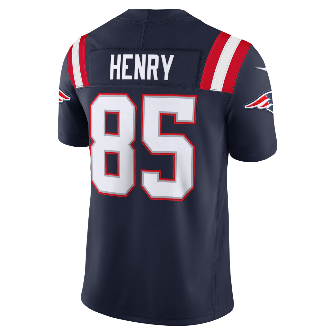 New England Patriots Hunter Henry Navy Team Vapor F.U.S.E. Stitched Limited Jersey product image 3, provided for visual