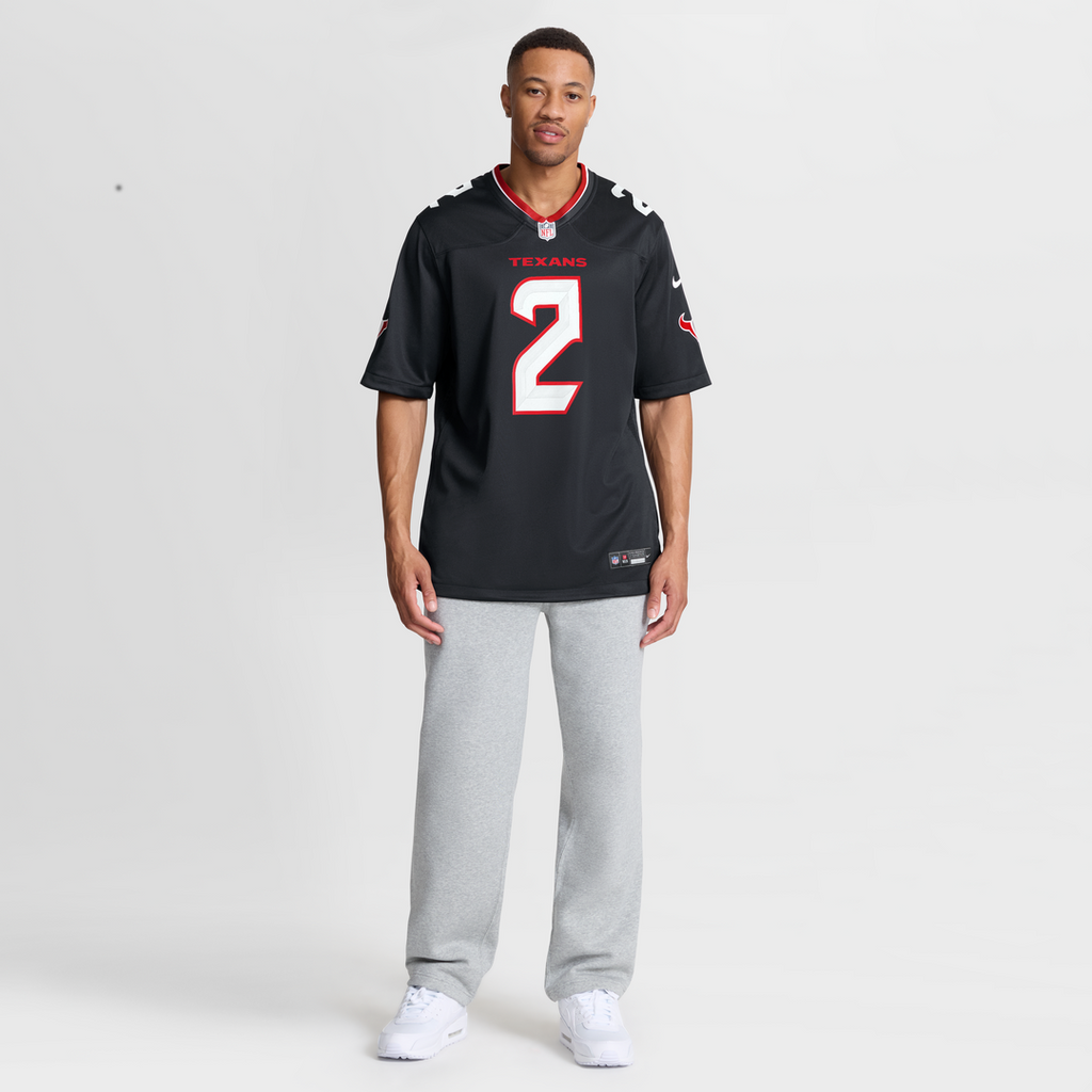 Houston Texans Calen Bullock Navy Team Game Jersey product image 7, provided for visual reference and product detail review