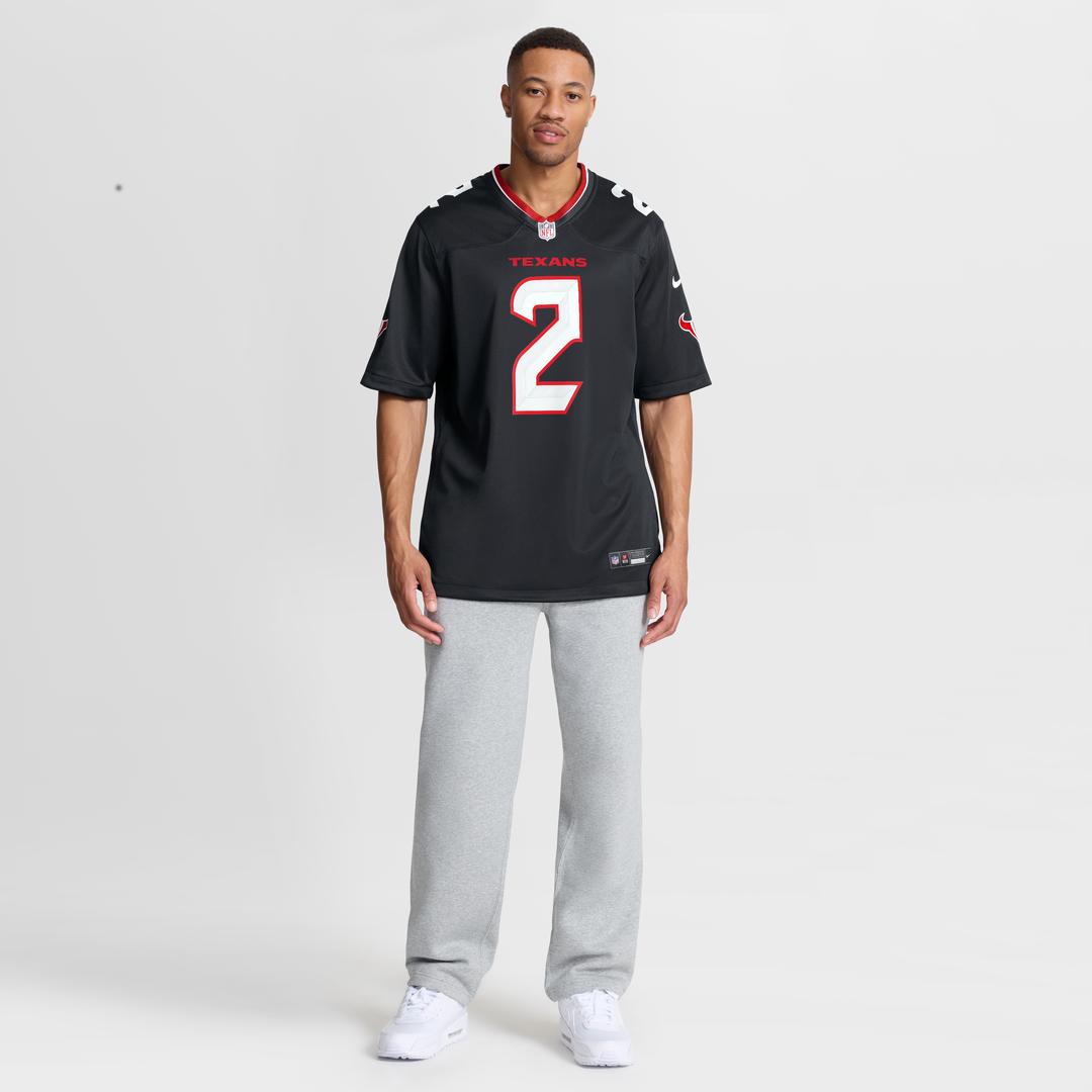 Houston Texans Calen Bullock Navy Team Game Jersey product image 7, provided for visual reference and product detail review