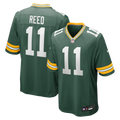 Green Bay Packers Jayden Reed Green Game Jersey product image 1, provided for visual reference and product detail review