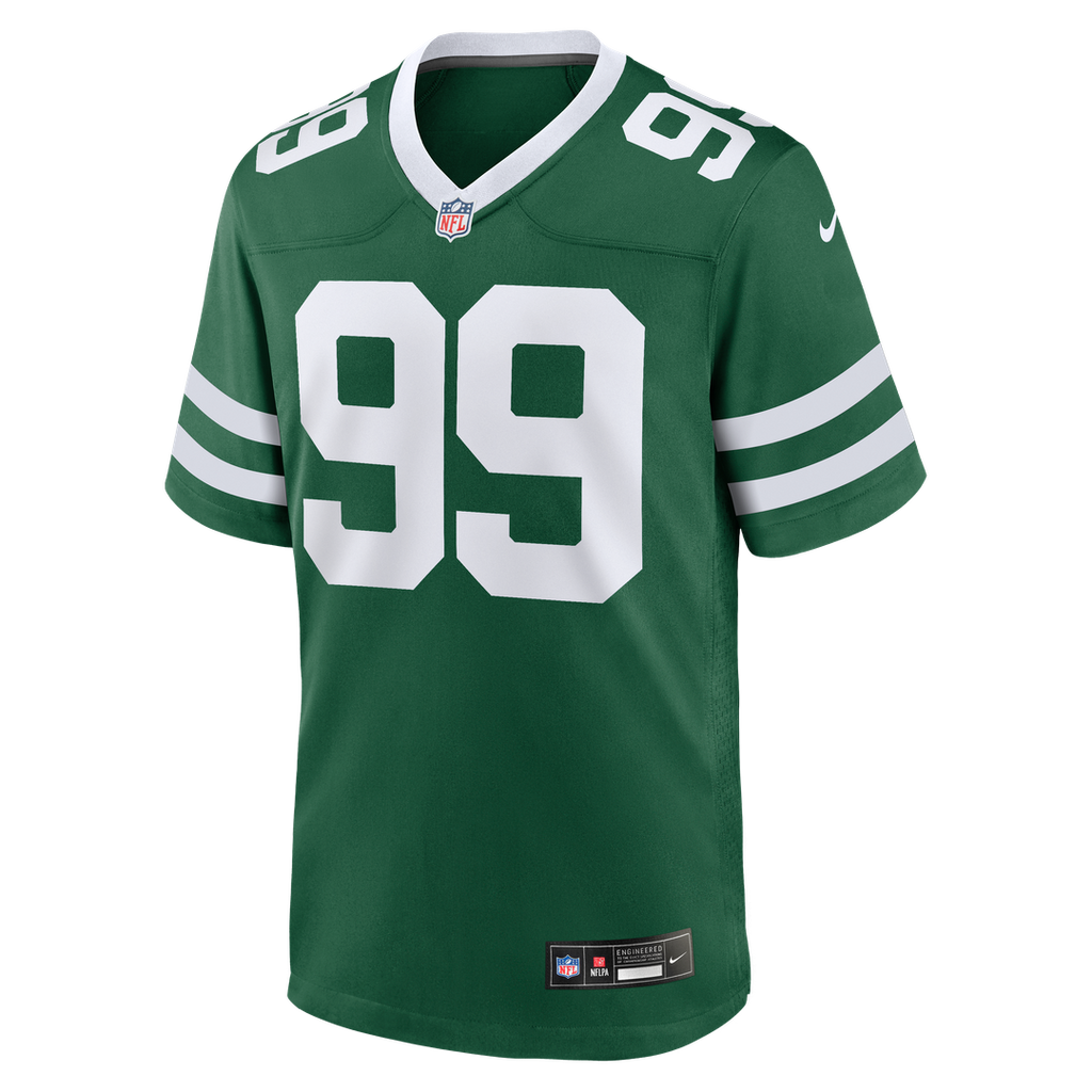 New York Jets T'Vondre Sweat Legacy Green Team Game Jersey product image 2, provided for visual reference and product detail