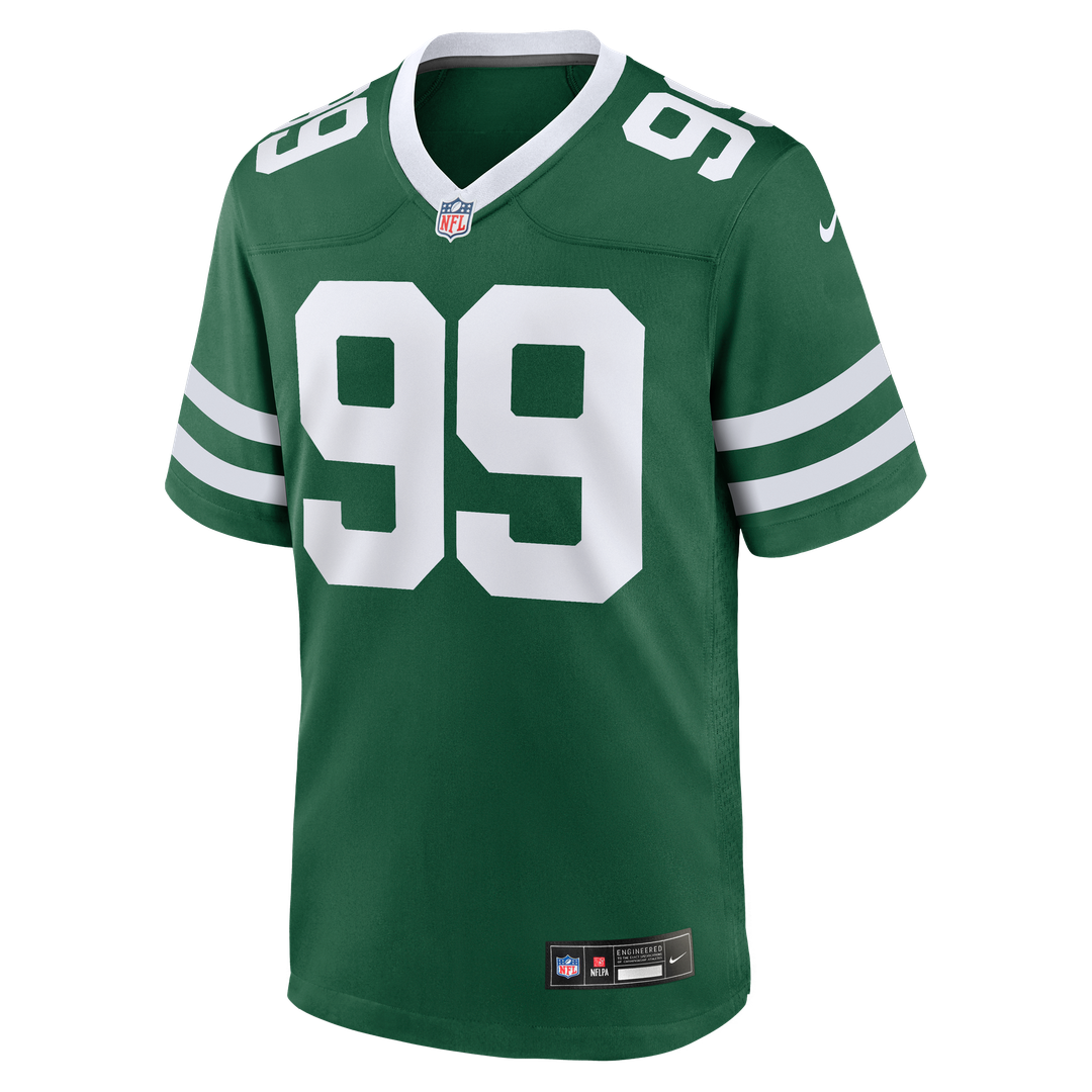 New York Jets T'Vondre Sweat Legacy Green Team Game Jersey product image 2, provided for visual reference and product detail