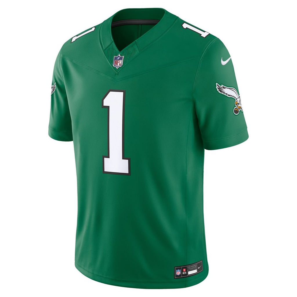 Philadelphia Eagles Jalen Hurts Midnight Green Team Vapor F.U.S.E. Stitched Limited Jersey product image 11, provided for
