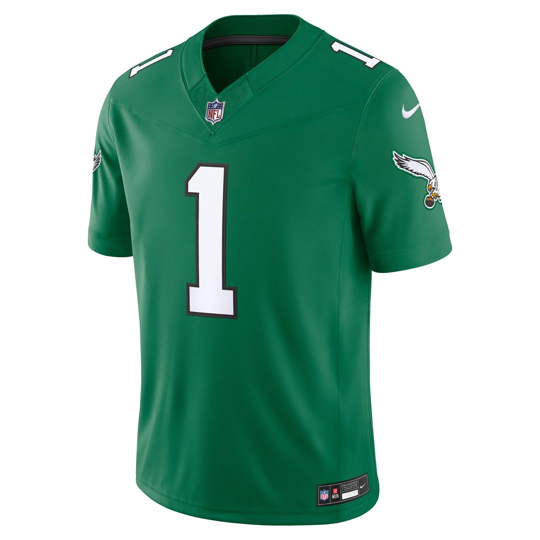 Philadelphia Eagles Jalen Hurts Midnight Green Team Vapor F.U.S.E. Stitched Limited Jersey product image 11, provided for