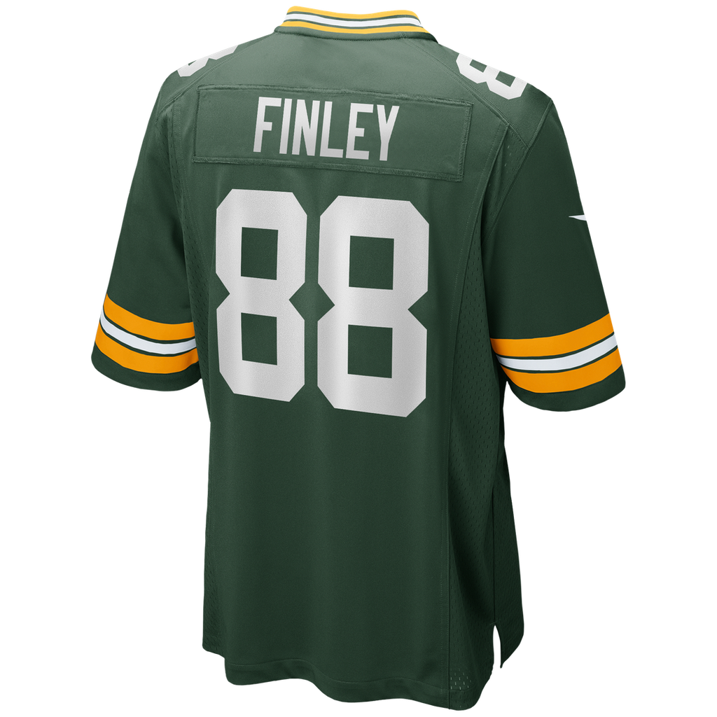 Green Bay Packers Jermichael Finley Green Game Retired Player Jersey product image 3, provided for visual reference and