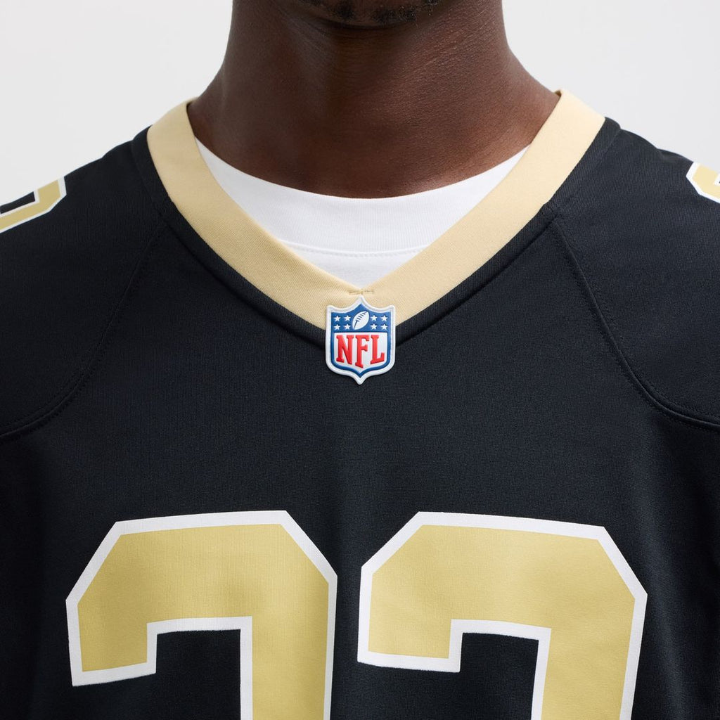 New Orleans Saints Tyrann Mathieu Black Game Jersey product image 7, provided for visual reference and product detail review