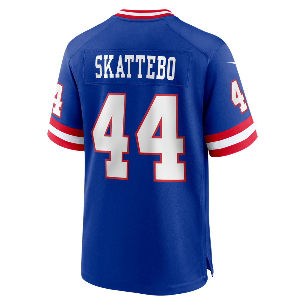 New York Giants Cam Skattebo Royal Alternate 2 Legacy Game Jersey product image 7, provided for visual reference and product