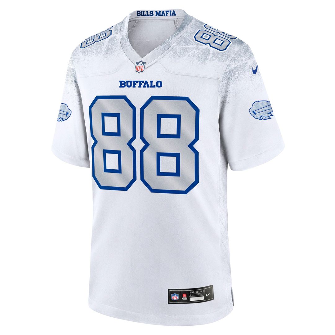 Buffalo Bills Dawson Knox White Rivalries Collection Game Jersey product image 2, provided for visual reference and product