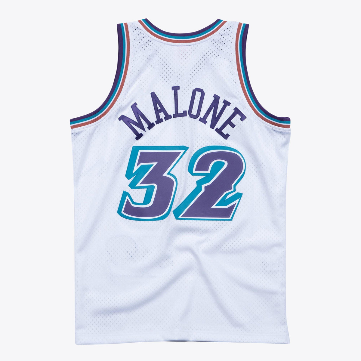 Utah Jazz Karl Malone 1996 Hardwood Classics Swingman Basketball Jersey By - White product image 1, provided for visual