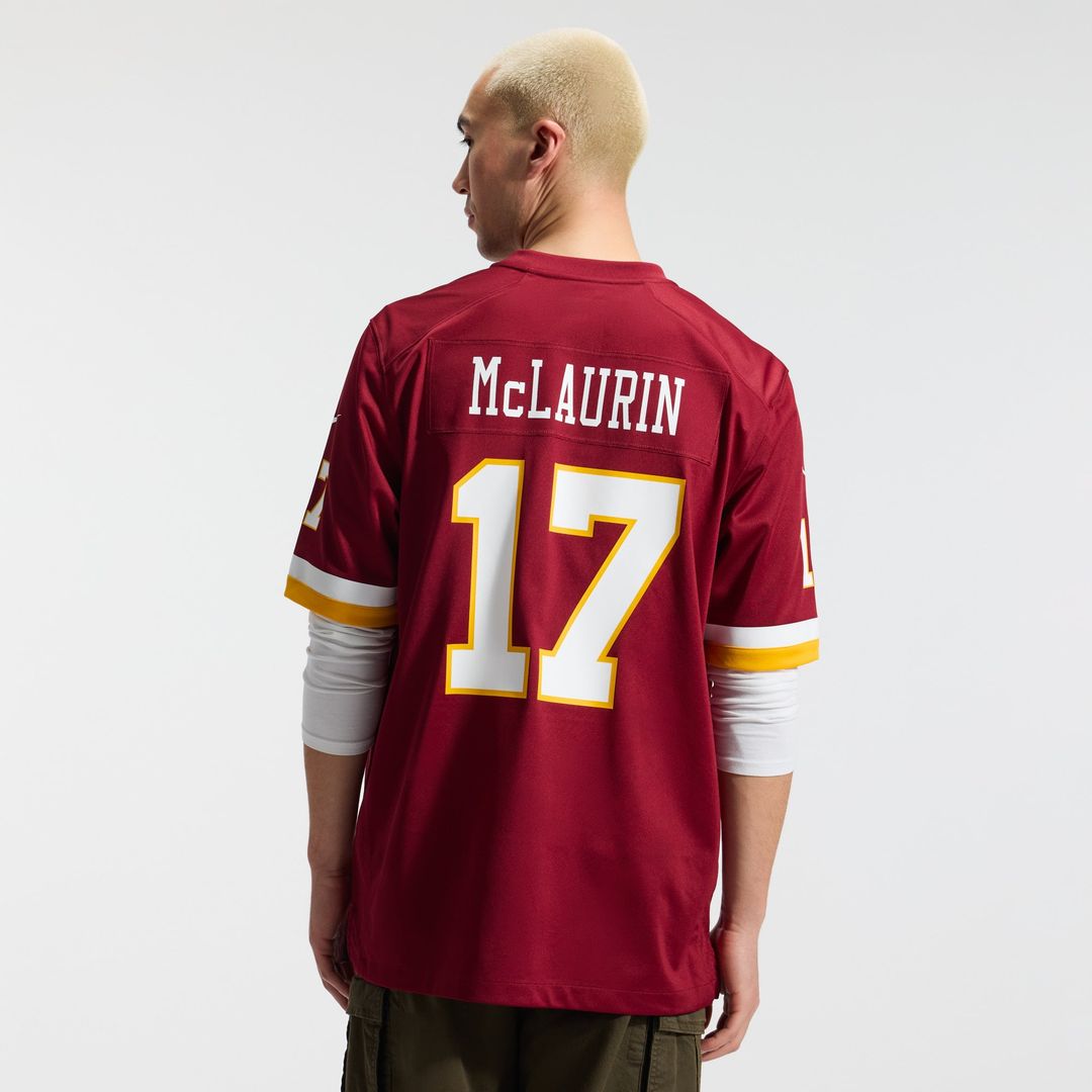 Hail Raiser Men Washington Commanders Terry McLaurin Black Alternate Game Jersey product image 29, provided for visual