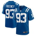 Indianapolis Colts Dwight Freeney Royal Team Retired Player Game Jersey product image 1, provided for visual reference and