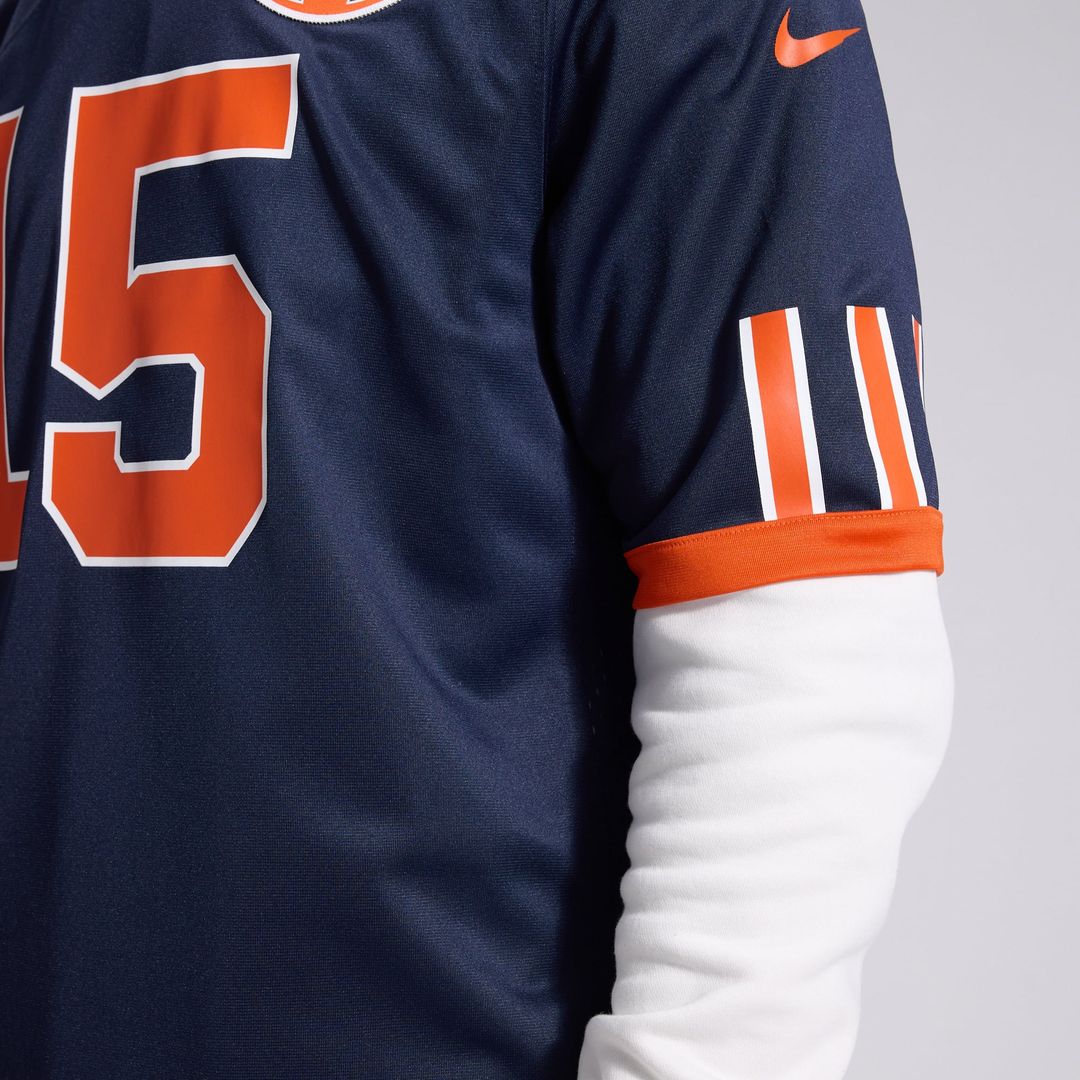 Chicago Bears Rome Odunze Navy 2026 Rivalries Collection Game Jersey product image 12, provided for visual reference and